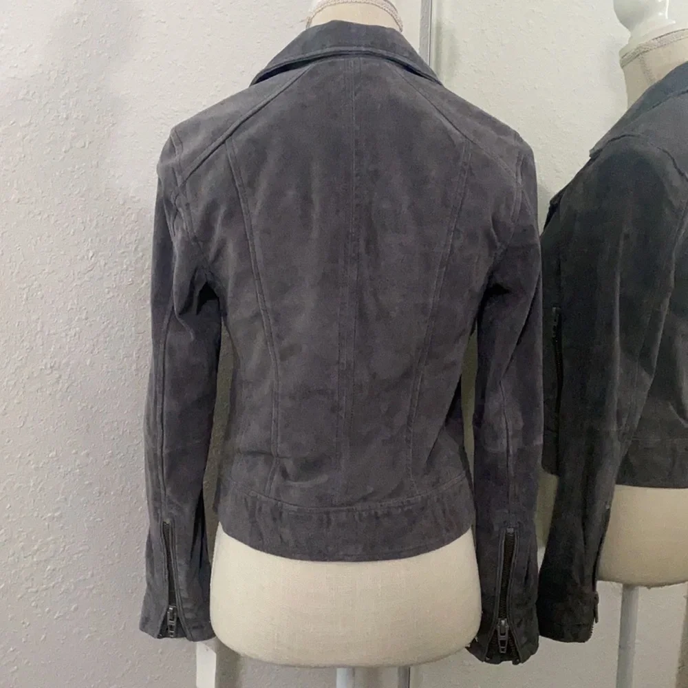 BLANKNYC Silver Screen Suede Moto Jacket - Picture 4 of 13